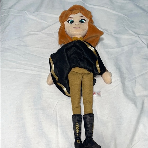 TY Disney Sparkle ANNA 16" Plush Toy Figure Stuffed Doll Frozen Princess - Picture 5 of 6